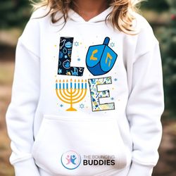 hanukkah shirt, happy hanukkah, jewish t-shirt, hanukah love t-shirt, chanukah tee, holiday hanukkah shirt, jewish relig