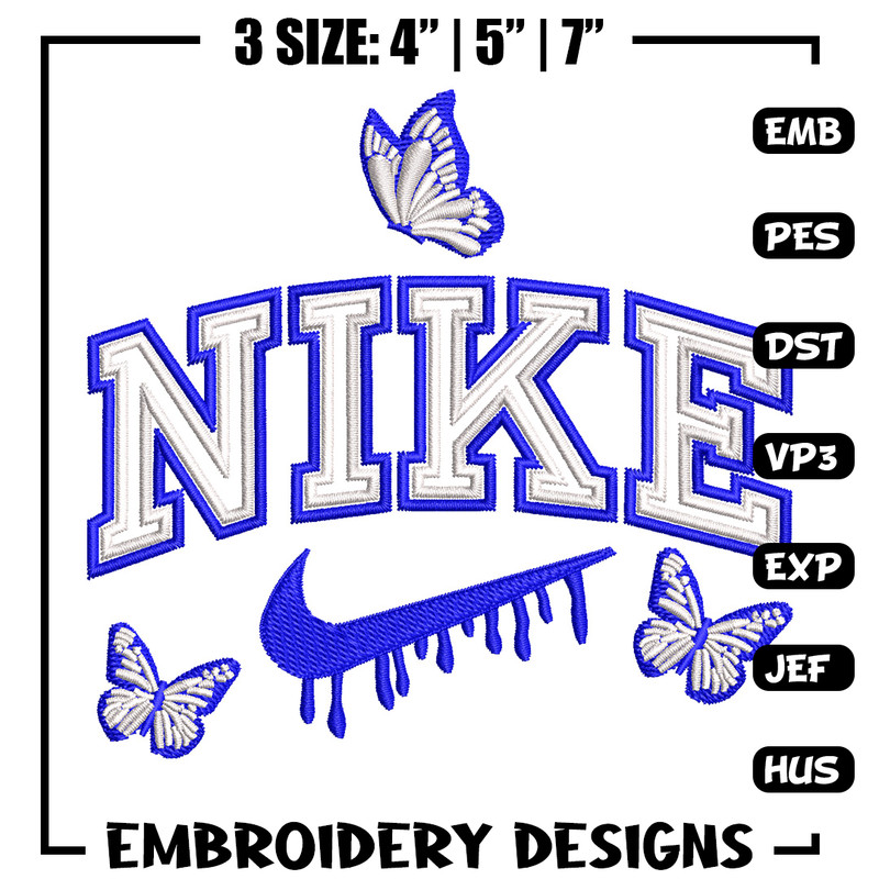 Nike butterfly embroidery design, Butterfly embroidery, Nike design,Embroidery file,Embroidery shirt,Digital download.jpg