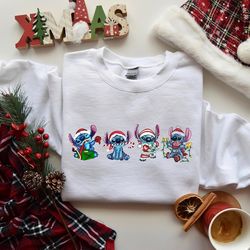 stitch christmas shirt, disney christmas stitch shirt, disneyland christmas t-shirt, christmas gifts, christmas stitch s