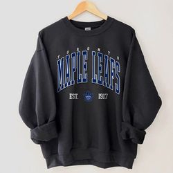 toronto hockey crewneck, vintage style toronto maple leafs sweatshirt, toronto maple leafs sweatshirt, college sweatshir