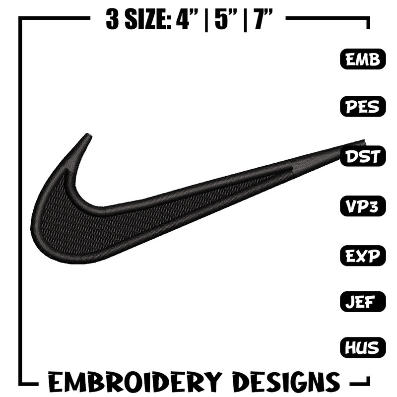 Nike design embroidery design, Nike embroidery, Nike design, Embroidery shirt, Embroidery file, Digital download.jpg