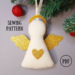 Christmas Angel Ornament Sewing Pattern PDF (in 2 sizes!)