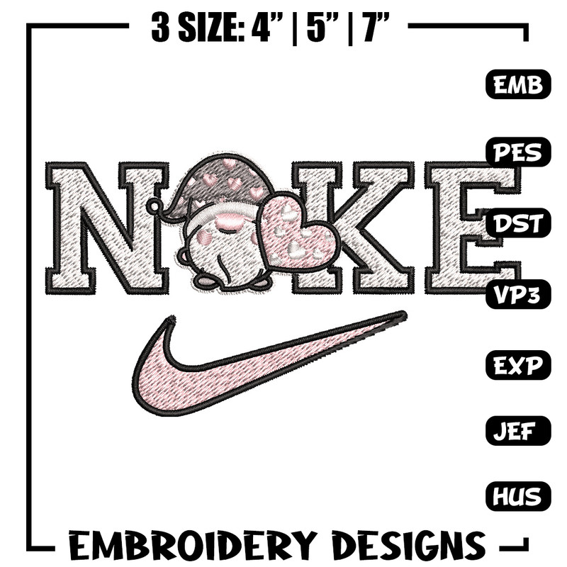 Nike gnomes Embroidery Design, Chrismas Embroidery, Nike Embroidery, Embroidery File, Logo shirt, Digital download.jpg