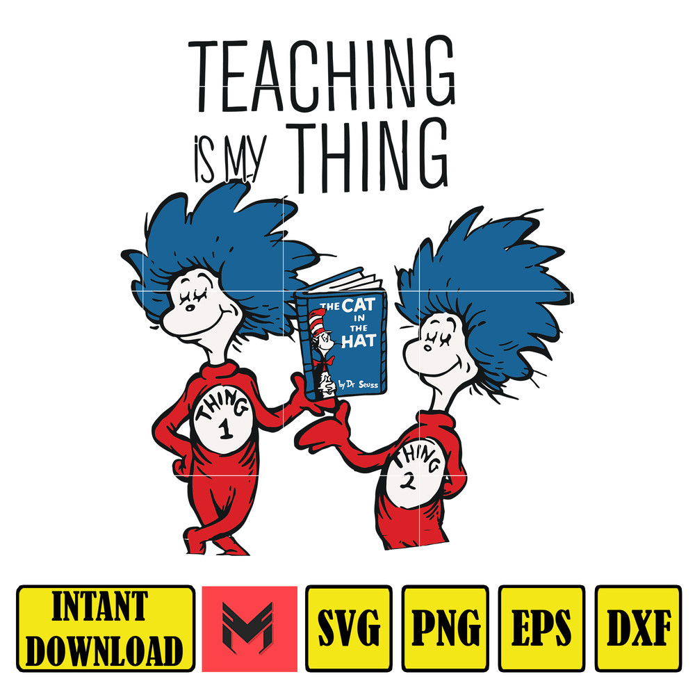 Dr Seuss Svg, Cat In The Hat SVG, Dr Seuss Hat SVG, Green Eggs And Ham Svg, Dr Seuss for Teachers Svg, Cricut, Thing Svg (111).jpg