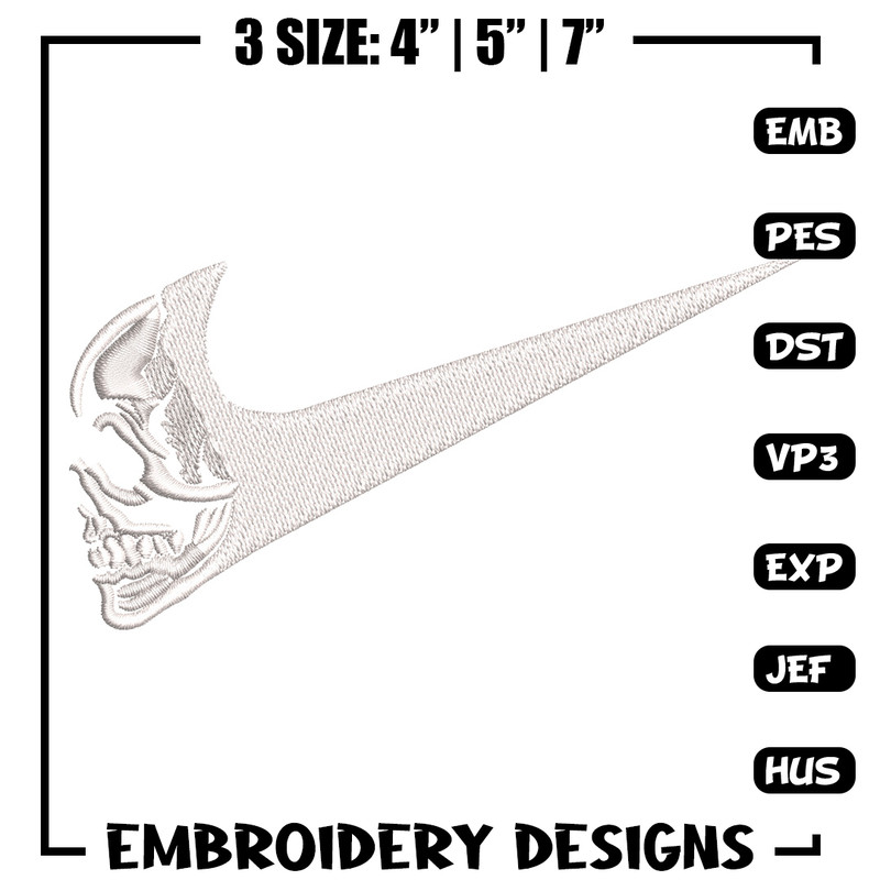 Nike horror embroidery design, Horror embroidery, Nike design, Embroidery shirt, Embroidery file, Digital download.jpg