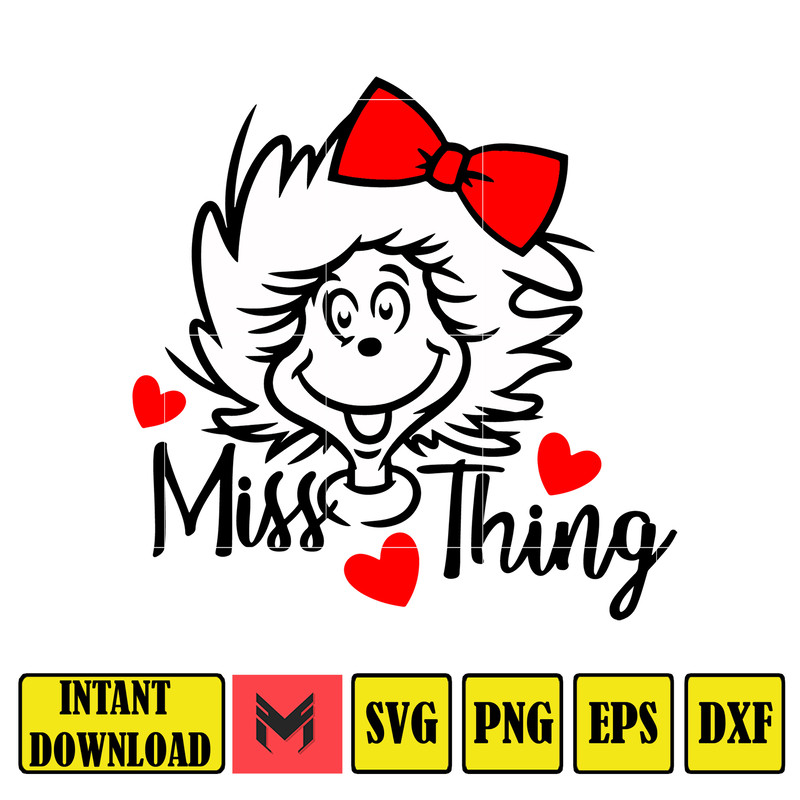 Dr Seuss Svg, Cat In The Hat SVG, Dr Seuss Hat SVG, Green Eggs And Ham Svg, Dr Seuss for Teachers Svg, Cricut, Thing Svg (12).jpg
