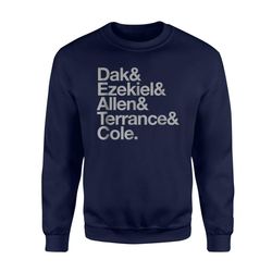 dallas football names sweatshirt