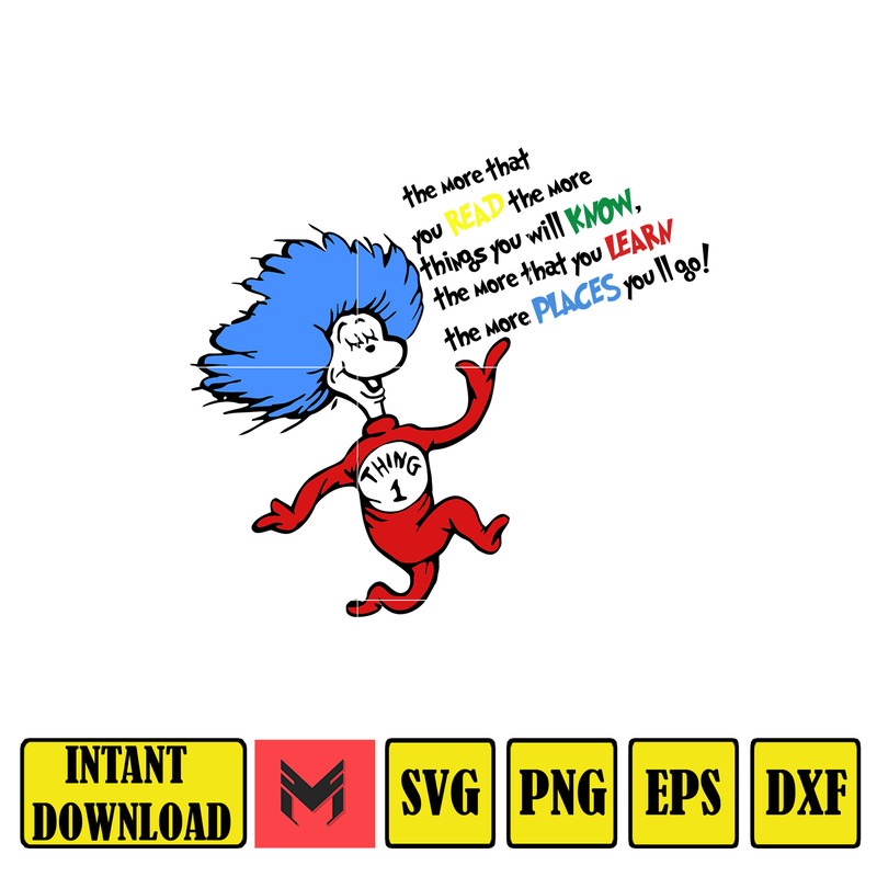 Dr Seuss Svg, Cat In The Hat SVG, Dr Seuss Hat SVG, Green Eggs And Ham Svg, Dr Seuss for Teachers Svg, Cricut, Thing Svg (14).jpg