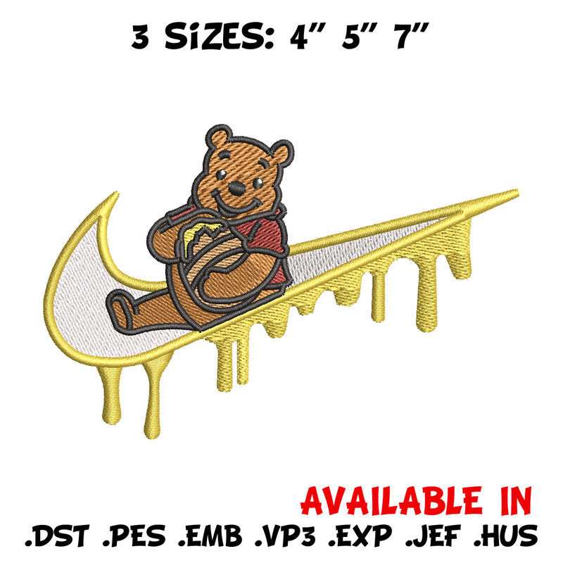 Nike x pooh embroidery design, Pooh embroidery, Nike design, Embroidery shirt, Embroidery file,Digital download.jpg