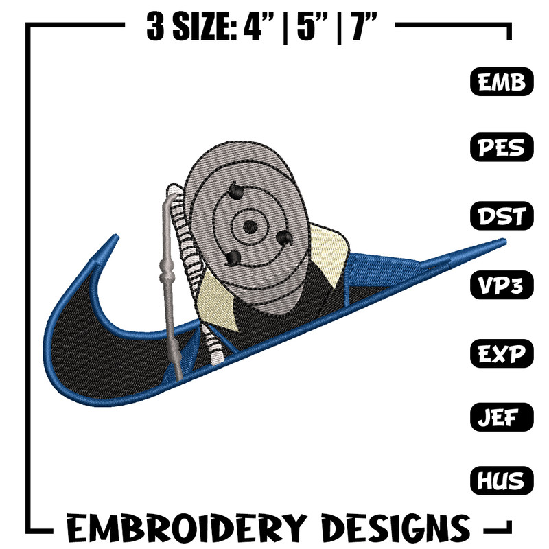 Nike Obito embroidery design, Naruto embroidery, Nike design, anime design, anime shirt, Digital download.jpg