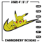 Nike Pikachu embroidery design, Pokemon embroidery, Nike design, anime design, anime shirt, Digital download.jpg