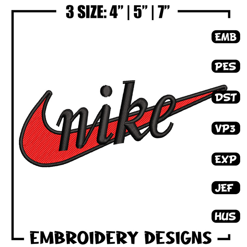 Nike red logo embroidery design, Nike embroidery, Nike design, Embroidery file,Embroidery shirt, Digital download.jpg