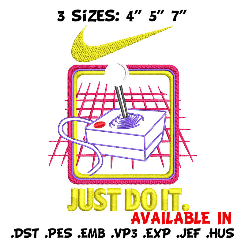 Retro nostalgia game Nike Embroidery design, logo Embroidery, Nike design, Embroidery file, logo shirt, Instant download.jpg