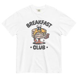 retro vintage breakfast club comfort colors tee - foodie shirt - nostalgic character t-shirt unisex soft cotton tee - br