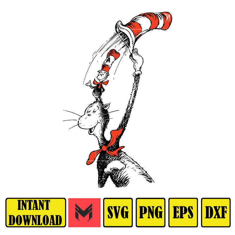 Dr Seuss Svg, Cat In The Hat SVG, Dr Seuss Hat SVG, Green Eggs And Ham Svg, Dr Seuss for Teachers Svg, Cricut, Thing Svg (21).jpg