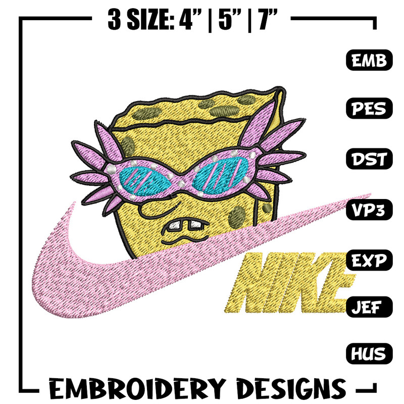 Nike spongebob Embroidery Design, Nike Embroidery, Brand Embroidery, Embroidery File, Logo shirt, Digital download.jpg