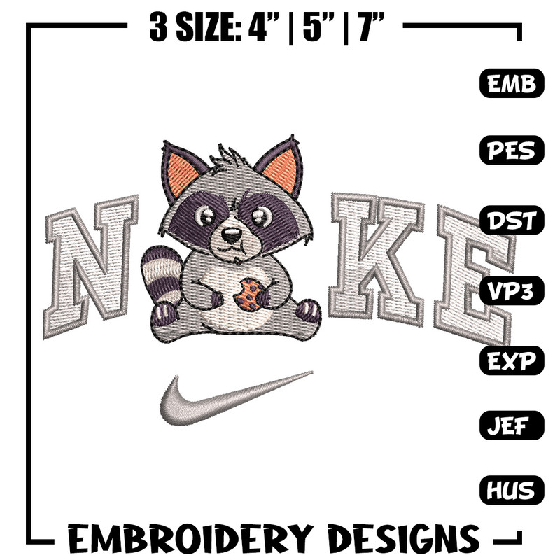 Nike squirrel embroidery design, Squirrel embroidery, Nike design, Embroidery shirt, Embroidery file, Digital download.jpg
