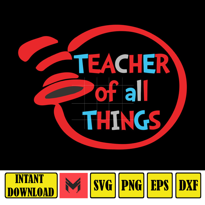 Dr Seuss Svg, Cat In The Hat SVG, Dr Seuss Hat SVG, Green Eggs And Ham Svg, Dr Seuss for Teachers Svg, Cricut, Thing Svg (225).jpg