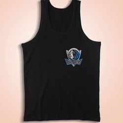 dallas mavericks dripping breast logo men&8217s tank top