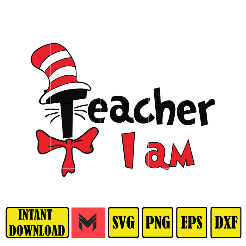 Dr Seuss Svg, Cat In The Hat SVG, Dr Seuss Hat SVG, Green Eggs And Ham Svg, Dr Seuss for Teachers Svg, Cricut, Thing Svg (244).jpg