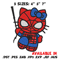 Spiderman Hellokitty Embroidery design, Hellokitty Embroidery, cartoon design, Embroidery File, Digital download..jpg