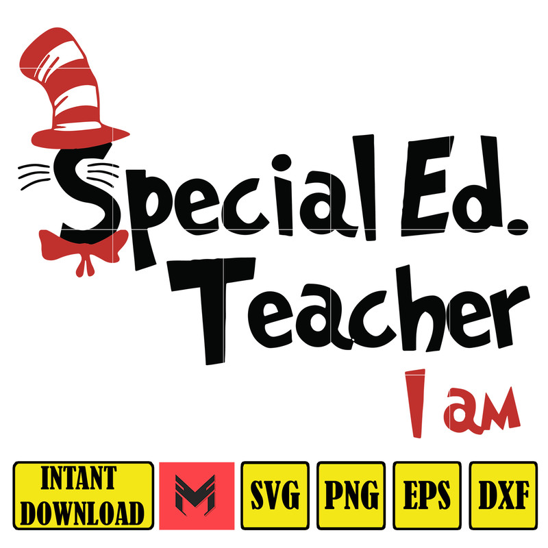 Dr Seuss Svg, Cat In The Hat SVG, Dr Seuss Hat SVG, Green Eggs And Ham Svg, Dr Seuss for Teachers Svg, Cricut, Thing Svg (249).jpg