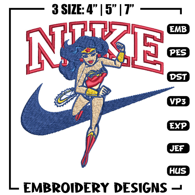 Nike wonder woman Embroidery Design, Brand Embroidery, Nike Embroidery, Embroidery File, Logo shirt,Digital download.jpg