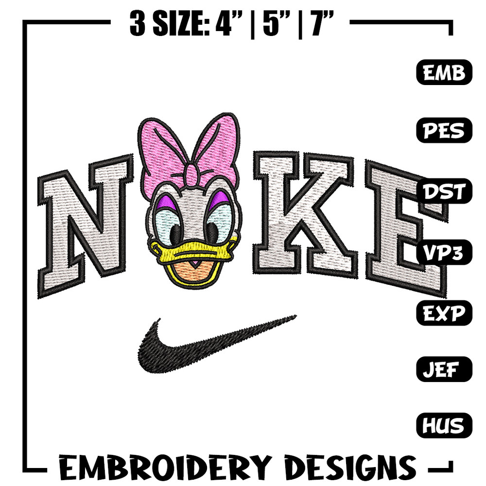 Nike x daisy embroidery design, Daisy embroidery, Nike design, Embroidery shirt, Embroidery file, Digital download.jpg