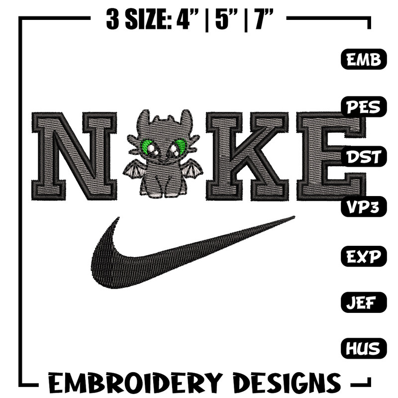 Nike x dragon embroidery design, Dragon embroidery, Nike design, Embroidery shirt, Embroidery file, Digital download.jpg