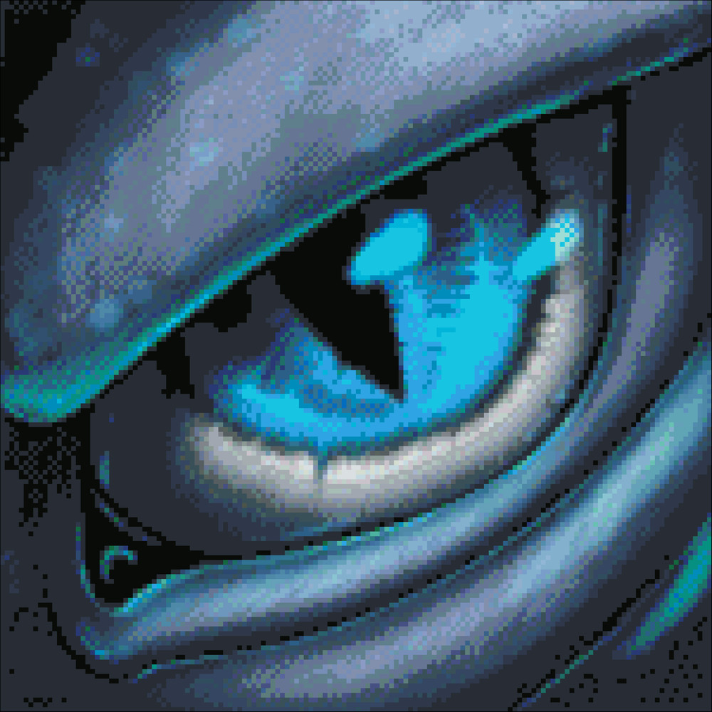 Dragon's Eye - Cross Stitch Pattern - PDF Counted Vintage Cross Stitches Pattern - Dragon Cross Stitch - Year of the Dragon.jpg