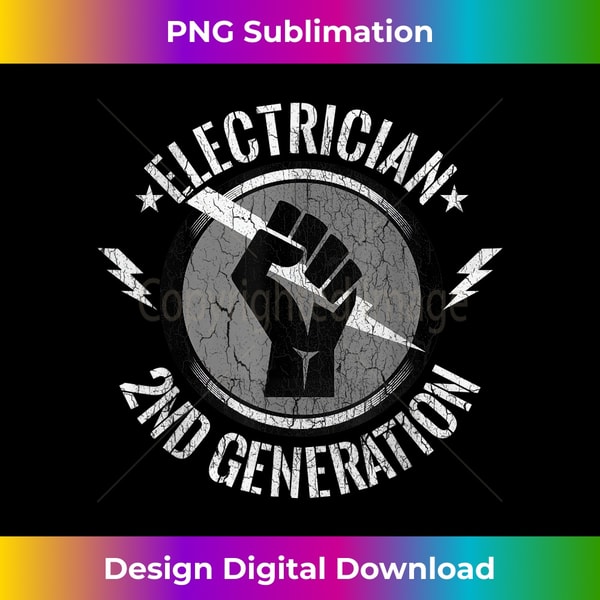 YC-20231118-2834_Funny Vintage Electrician 2nd Generation Electrician Gifts 1702.jpg