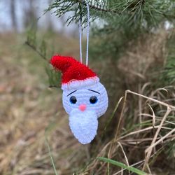 Crochet Santa, crochet decoration