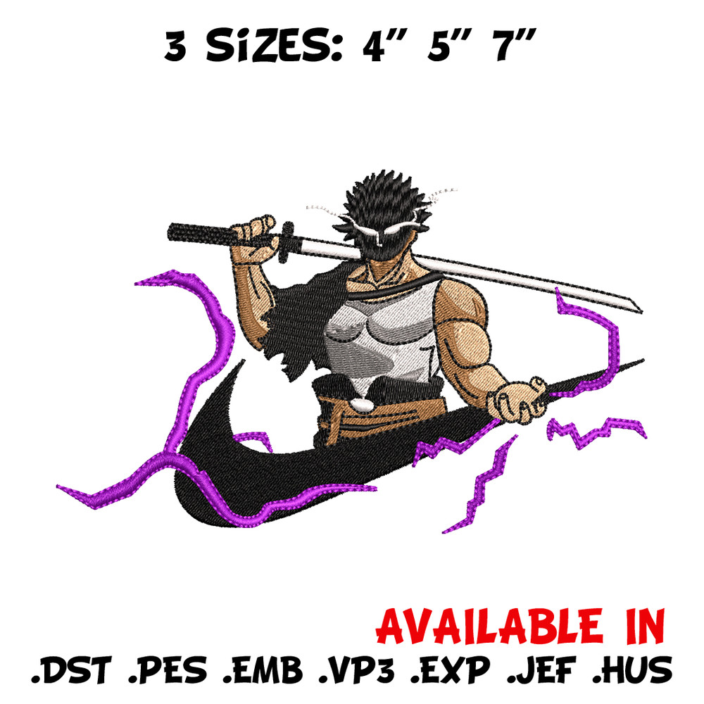 Yami Sukehiro Nike embroidery design, Black Clover embroidery, Nike design, anime design, anime shirt, Digital download.jpg