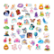 PrincessStickersPackCartoonStickersElfstickersFairyTaleStickersFunnyStickersLaptopStick