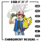 Satoshi and pikachu Nike Embroidery design, Pokemon Nike Embroidery, Nike design, Embroidery file, Instant download..jpg