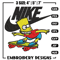 Simpson funny Nike Embroidery design, Simpson cartoon Embroidery, Nike design, Embroidery file, Instant download..jpg