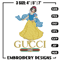 Snow White Gucci Embroidery design, Snow White cartoon Embroidery, cartoon design, Embroidery File, Instant download..jpg
