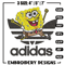 Spongebob adidas Embroidery Design, Adidas Embroidery, Embroidery File, Brand Embroidery, Logo shirt, Digital download.jpg