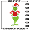 The Grinch embroidery design, Chrismas embroidery, Embroidery file, Embroidery shirt, Emb design, Digital download.jpg
