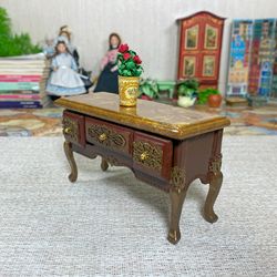 Cabinet for a doll's house. 1:12. miniature dollhouse.