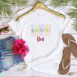 birthday girl shirt, birthday shirt for girls, cute birthday party tee, retro birthday gift, colorful t-shirt kids toddl