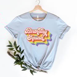 birthday squad shirt, vintage birthday party shirts, retro birthday group t shirts, birthday crew tshirts, fun matching