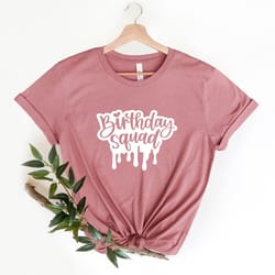birthday squad shirts, birthday party shirts, birthday team tees, women birthday t-shirt, girl birthday crew shirts, bir
