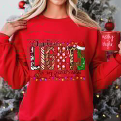 christmas lights sweatshirt, christmas sweater for gift, christmas crewneck, christmas tshirt, christmas t-shirt for wom