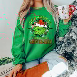 the grinch christmas sweatshirt for women new year gift, kids christmas sweater, christmas tshirt, christmas family t-sh