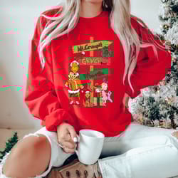 the grinch christmas sweatshirt for women new year gift, merry christmas sweater, christmas tshirt, christmas family t-s