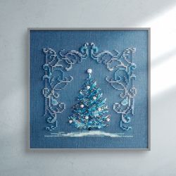 Christmas Tree cross stitch pattern PDF