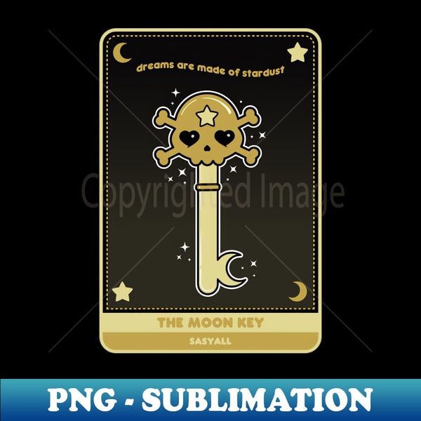 The Moon Key - PNG Transparent Digital Download File for Sub | Inspire ...