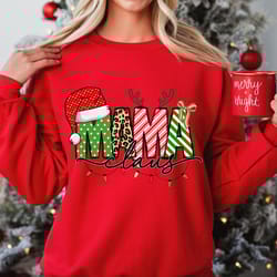 christmas sweatshirt for mom, christmas t-shirts, christmas gift for women, winter sweatshirt, christmas sweater for kid