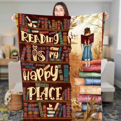 book lovers gifts blanket, book accessories for reading lovers, book reading librarian gifts fleece sherpa blanket, chri